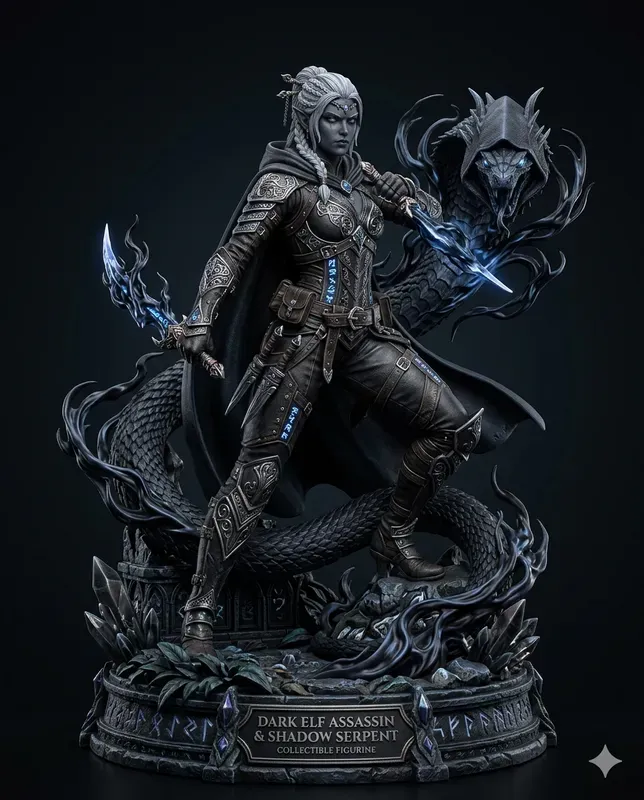 Fantasy Character Statues