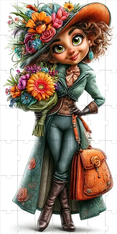 Opulent Career Women Illustrations