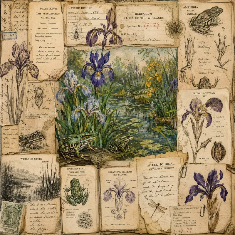 Vintage Poppy Butterfly Art Sets