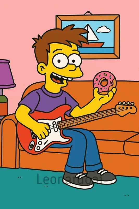 Simpsons Style Custom Cartoon Illustrations
