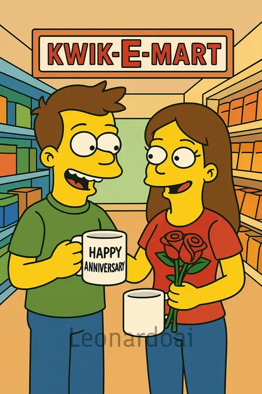Simpsons Style Custom Cartoon Illustrations