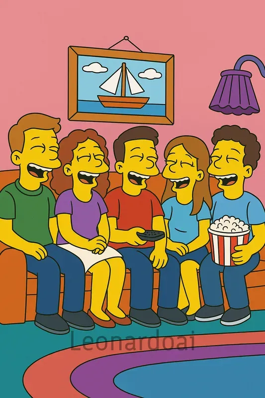 Simpsons Style Custom Cartoon Illustrations