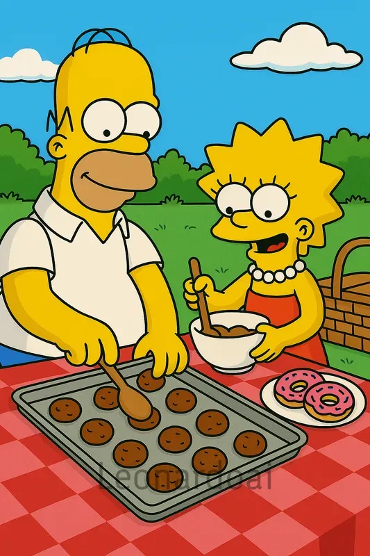 Simpsons Style Custom Cartoon Illustrations