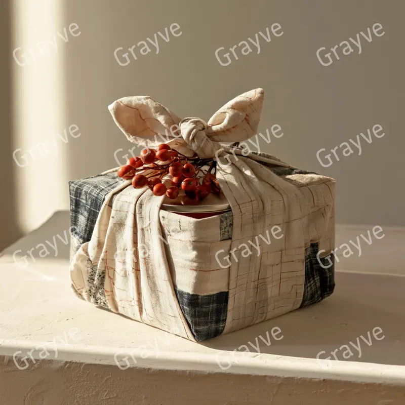 Fabricwrapped Gift Photography