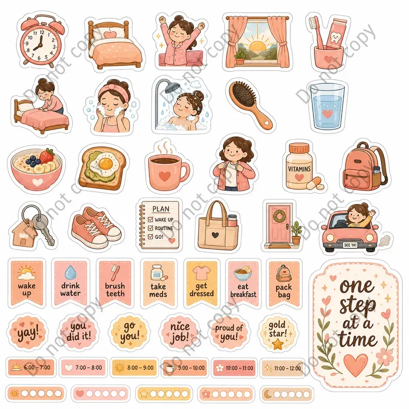 Adhd Planner Sticker Sheets