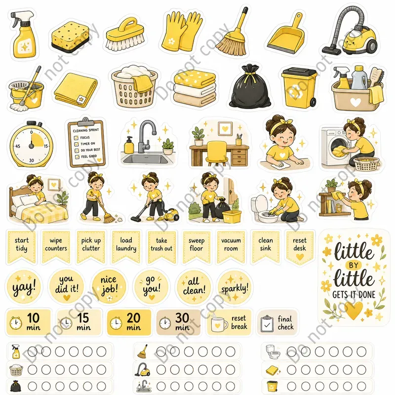 Adhd Planner Sticker Sheets