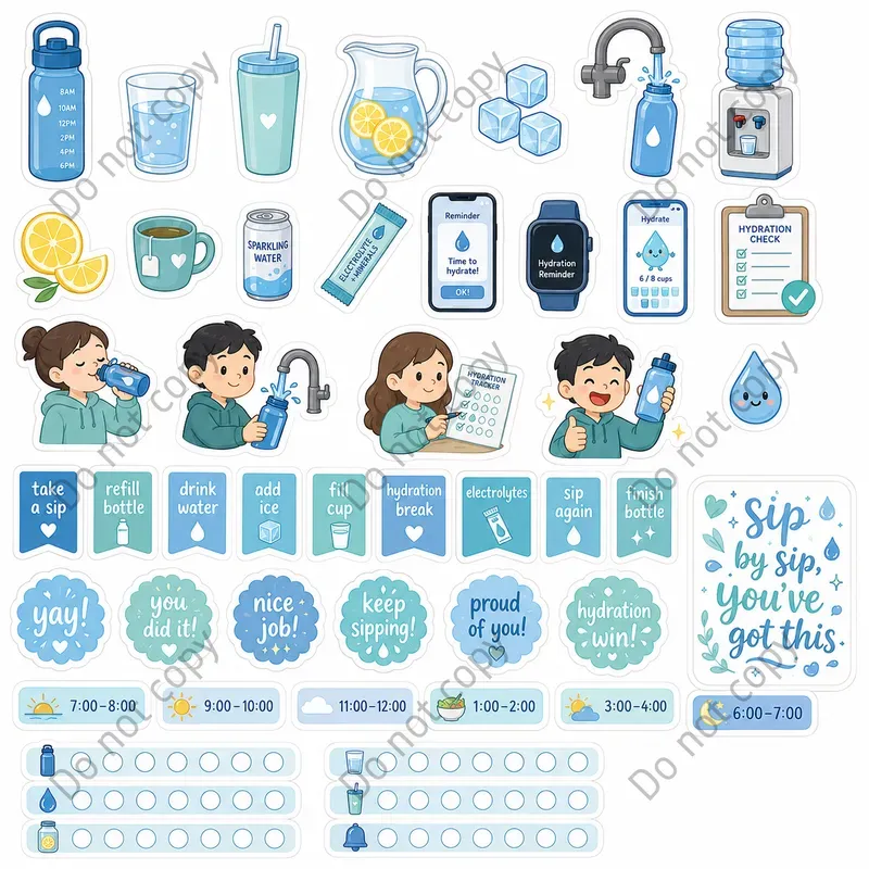 Adhd Planner Sticker Sheets