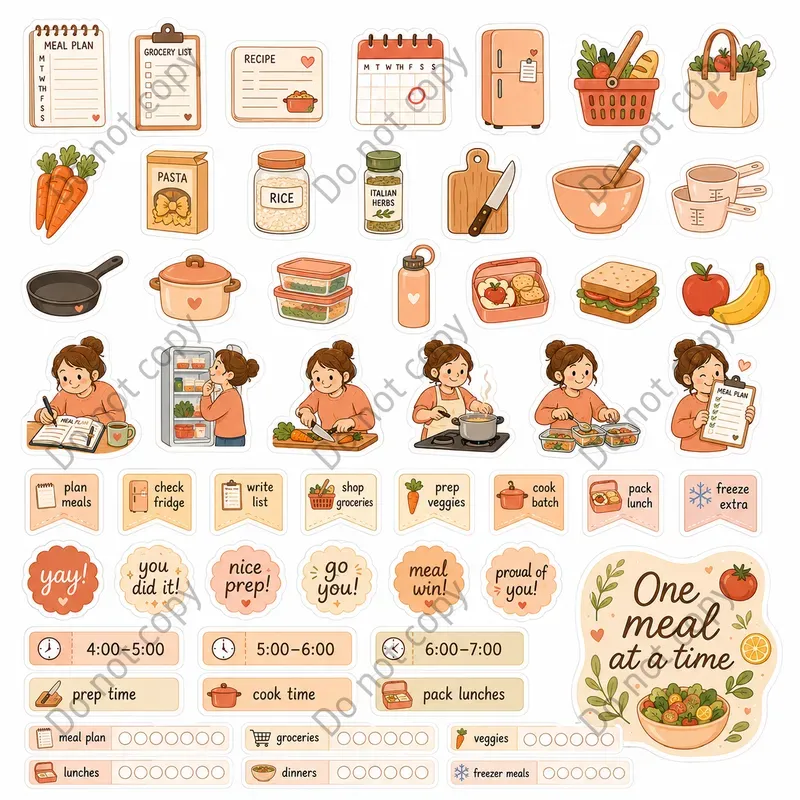Adhd Planner Sticker Sheets