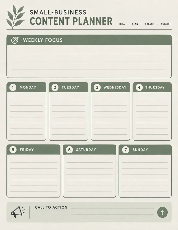 Small Business Content Planners