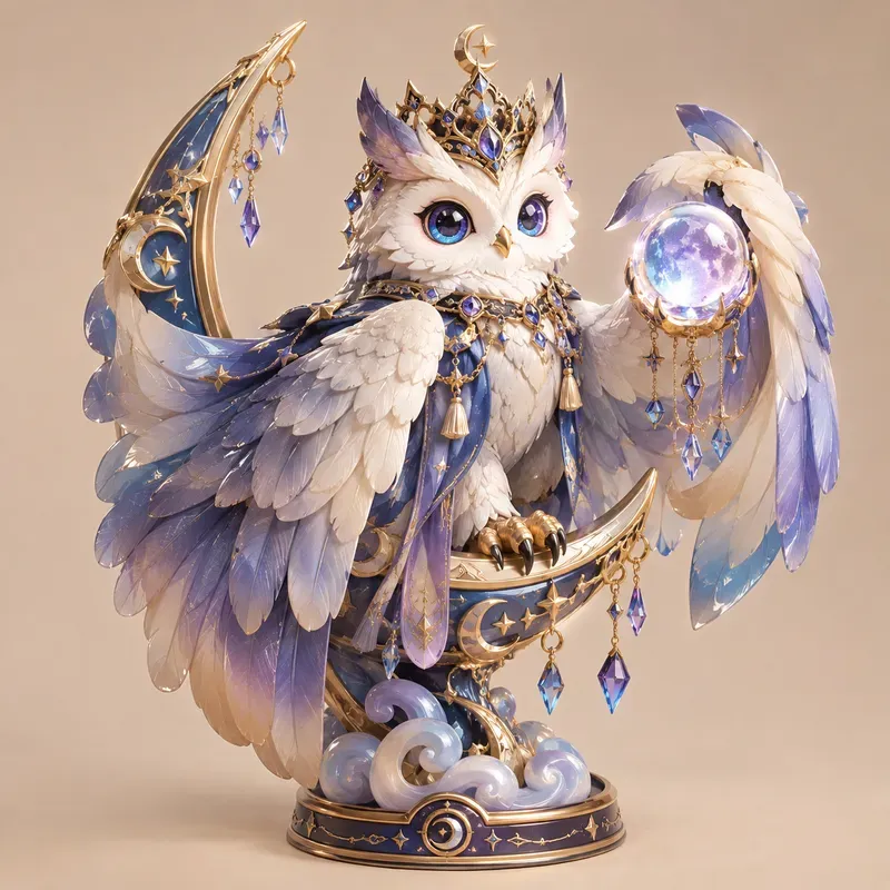 Mystic Owls Luxury 3D Designer Toys