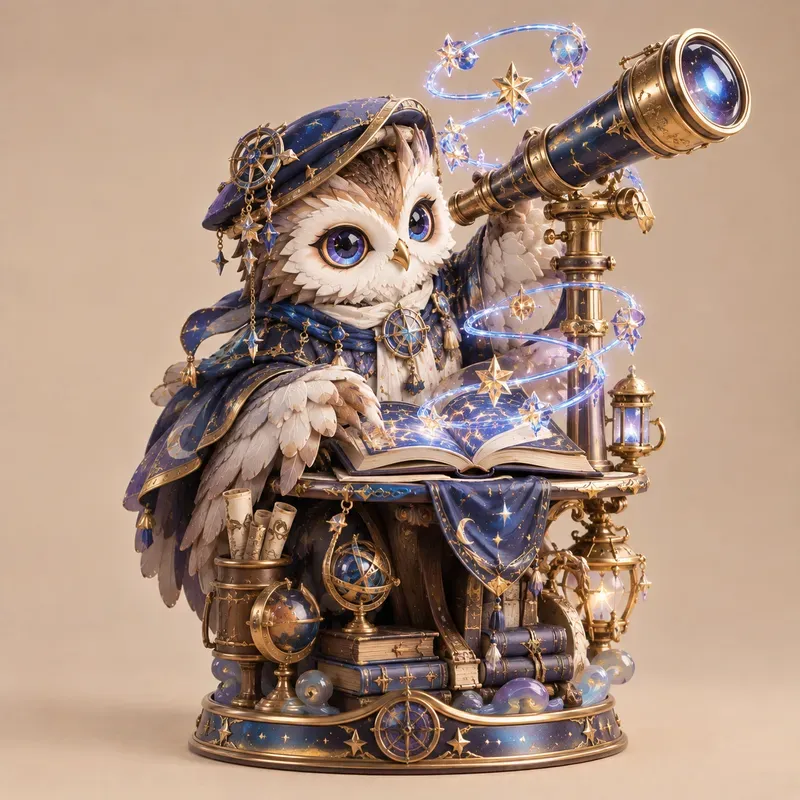 Mystic Owls Luxury 3D Designer Toys