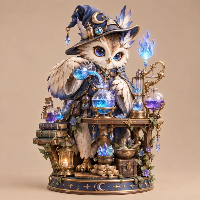 Mystic Owls Luxury 3D Designer Toys