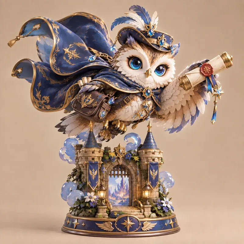 Mystic Owls Luxury 3D Designer Toys