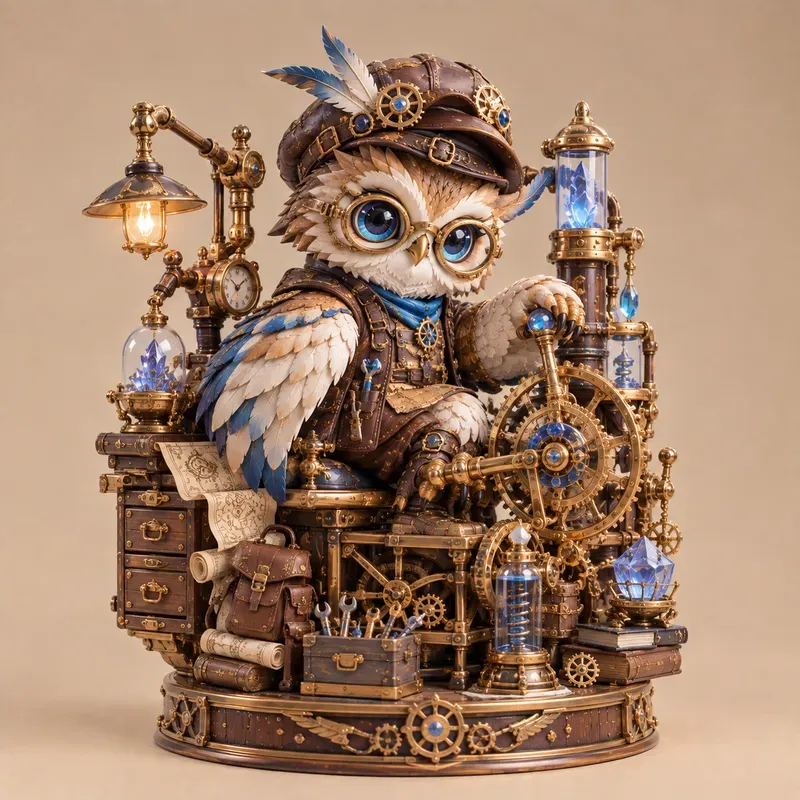 Mystic Owls Luxury 3D Designer Toys