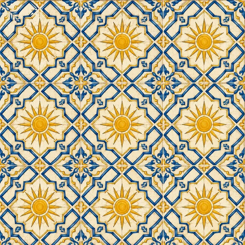 Mediterranean Tile Seamless Patterns
