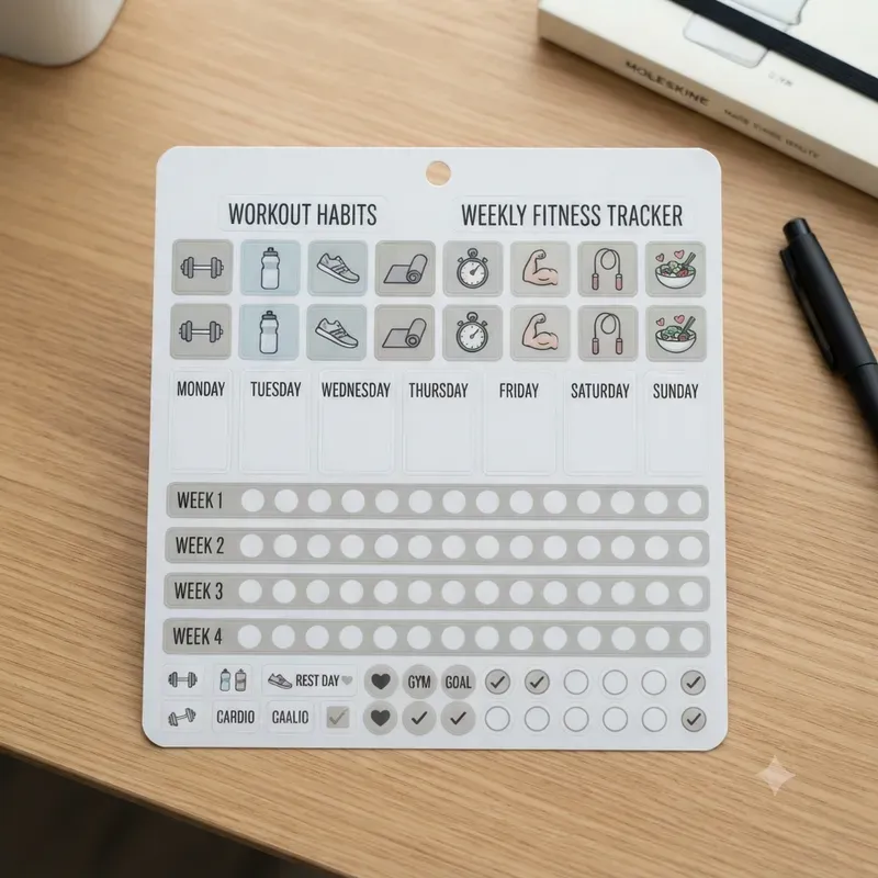 Planner Habit Sticker Sheet Systems