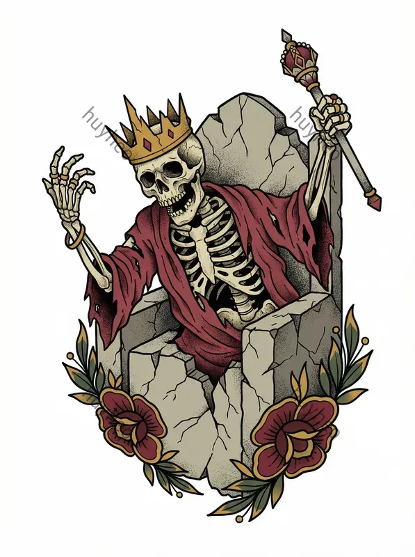 Skeletons With Various Occupations