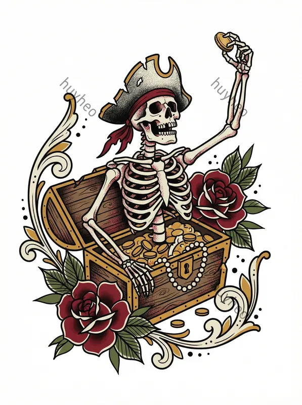 Skeletons With Various Occupations