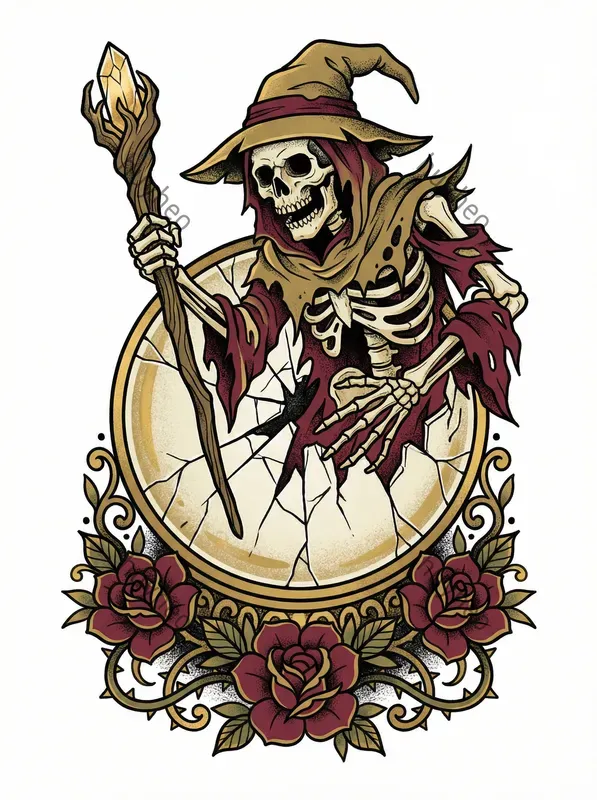 Skeletons With Various Occupations
