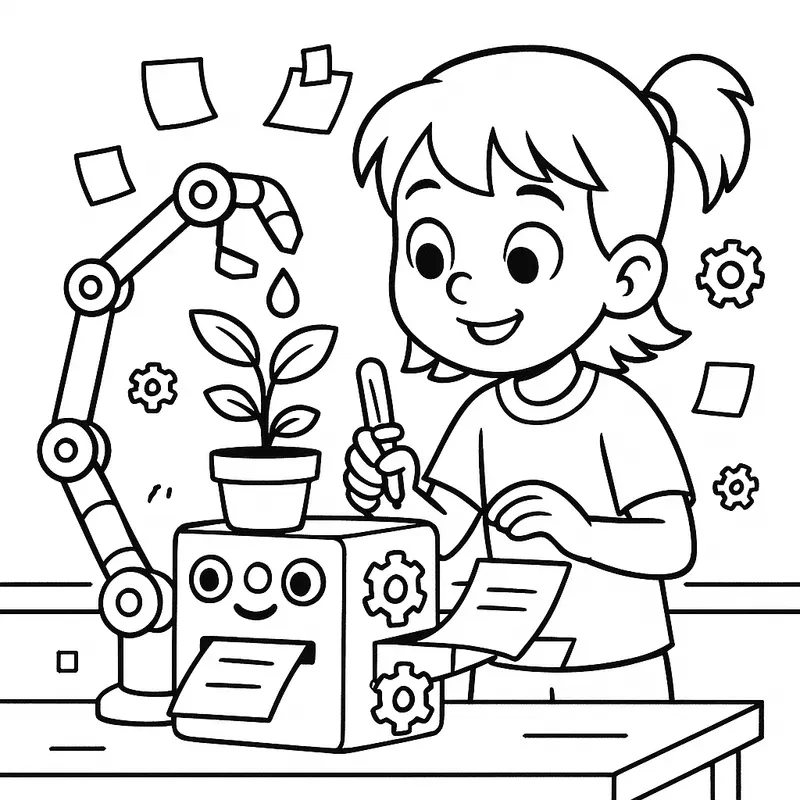 Creative Stem Adventure Coloring Pages