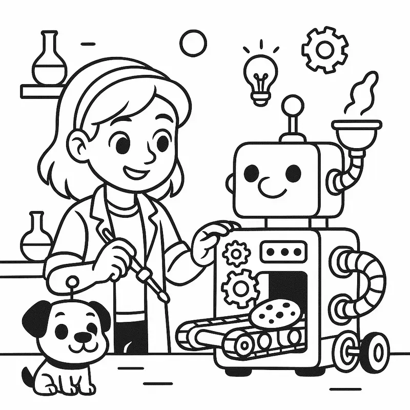 Creative Stem Adventure Coloring Pages