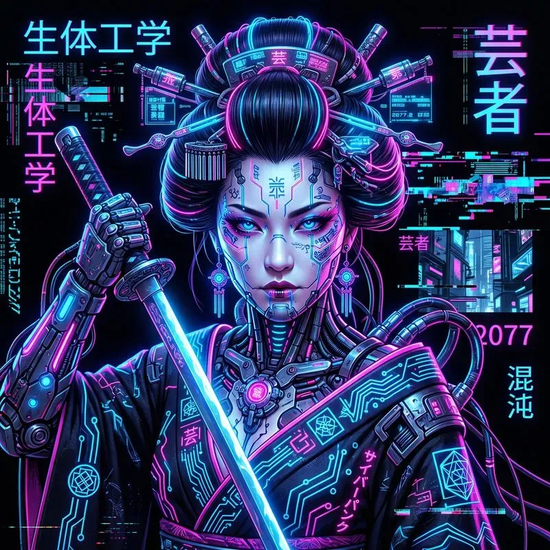 Futuristic Cyberpunk Portraits
