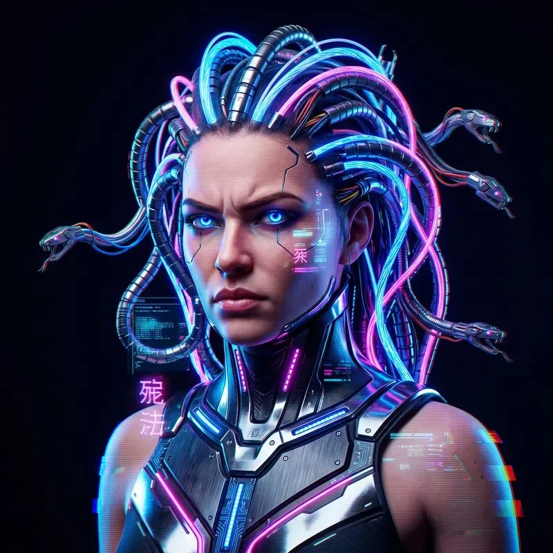 Futuristic Cyberpunk Portraits