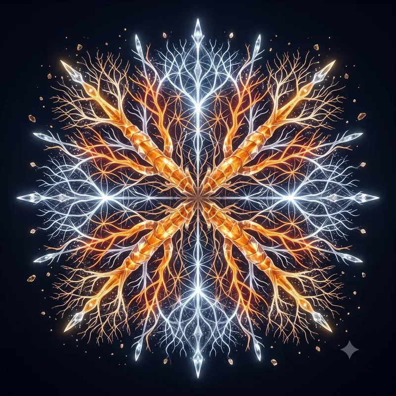 Neon Plant Root System Emblems
