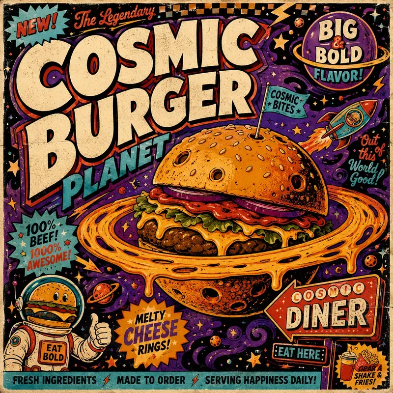 Retro Food Posters