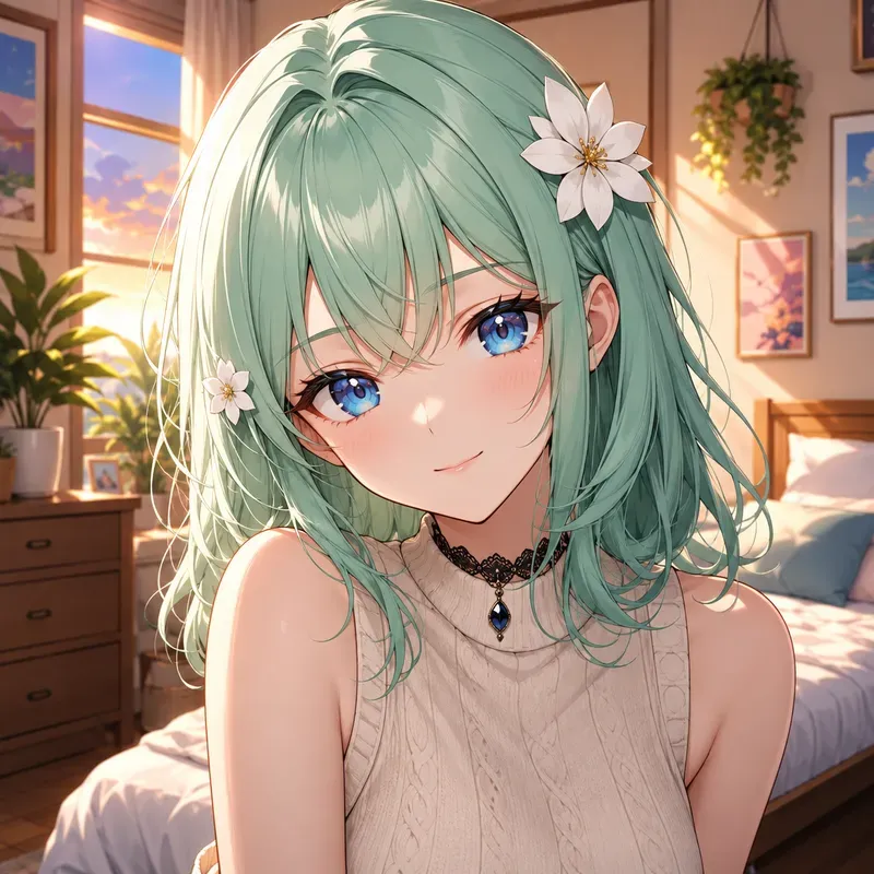 Cute Anime Girl Portraits