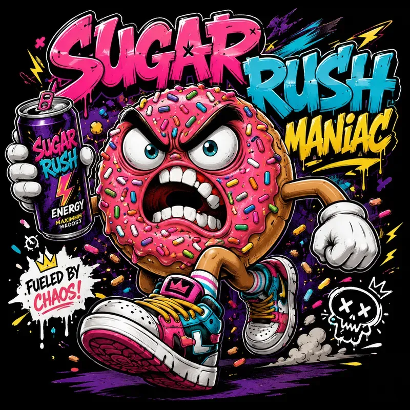 Crazy Mascot Cartoon Tshirts