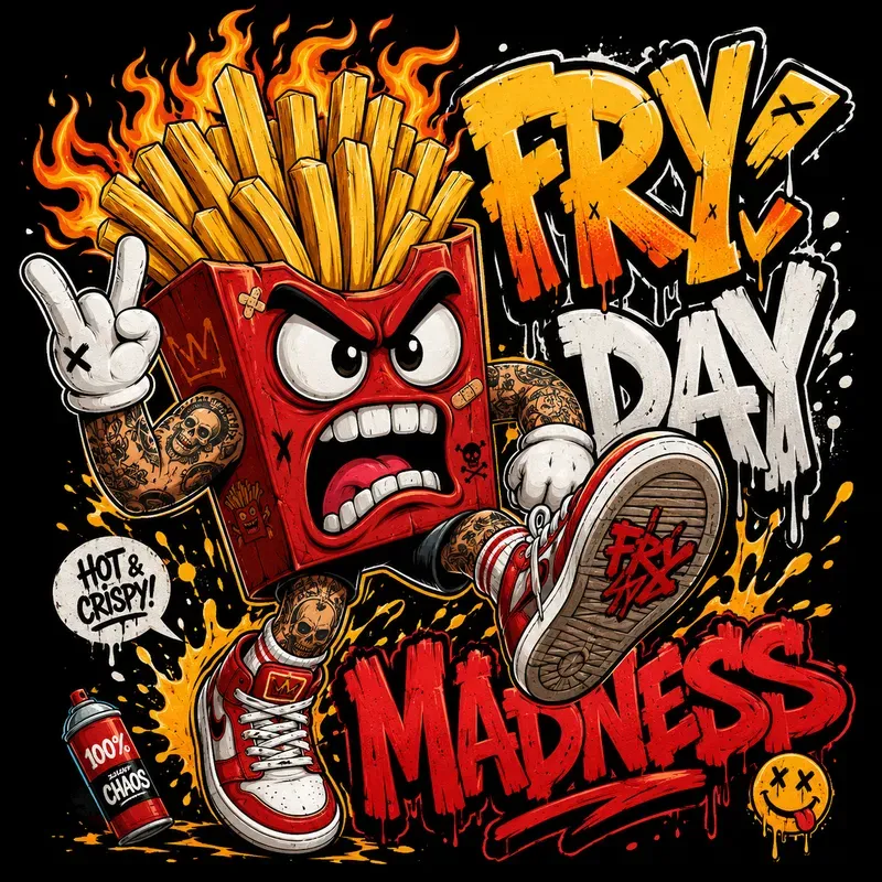 Crazy Mascot Cartoon Tshirts