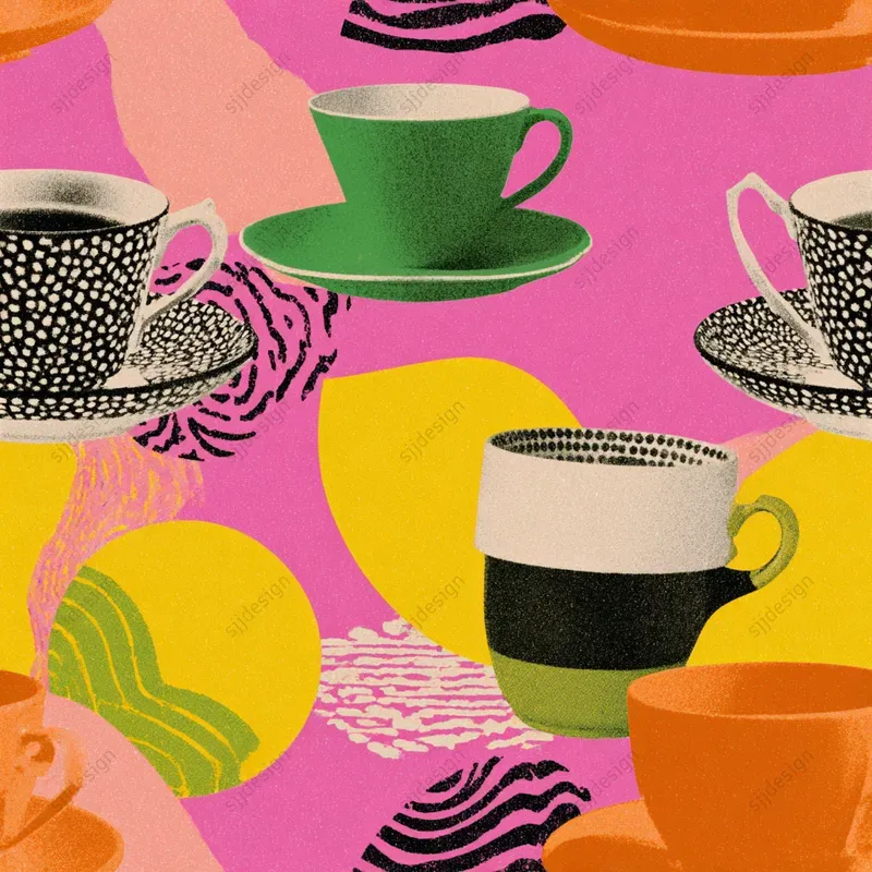 Neon Pop Seamless Pattern Designs