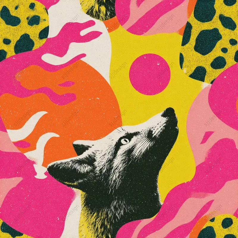 Neon Pop Seamless Pattern Designs