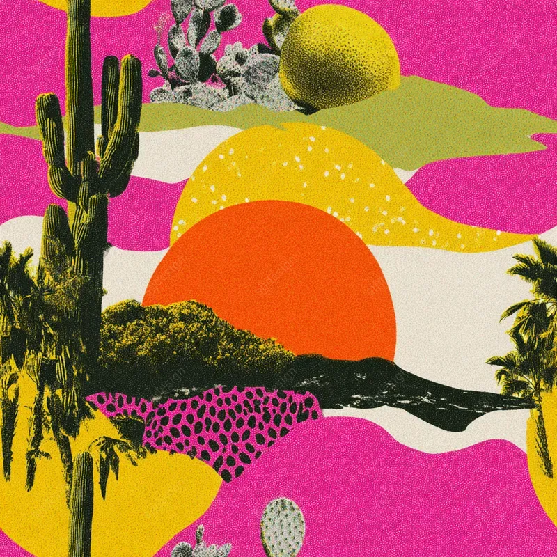 Neon Pop Seamless Pattern Designs