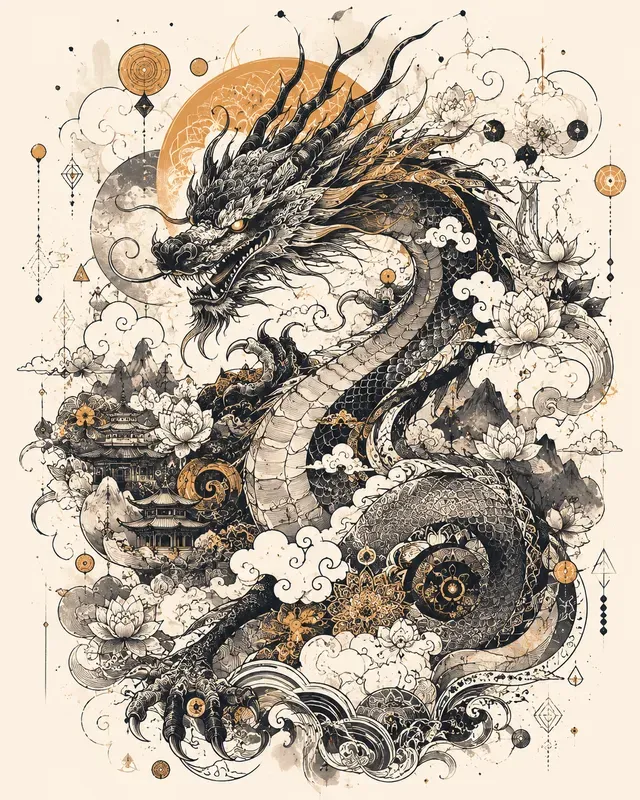 Unique Artistic Doodle Art Generator