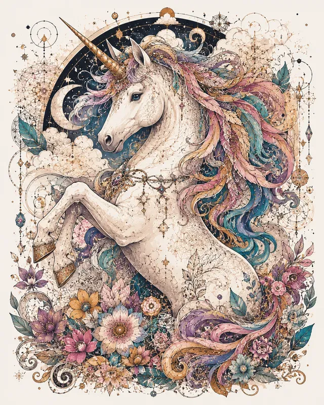 Unique Artistic Doodle Art Generator