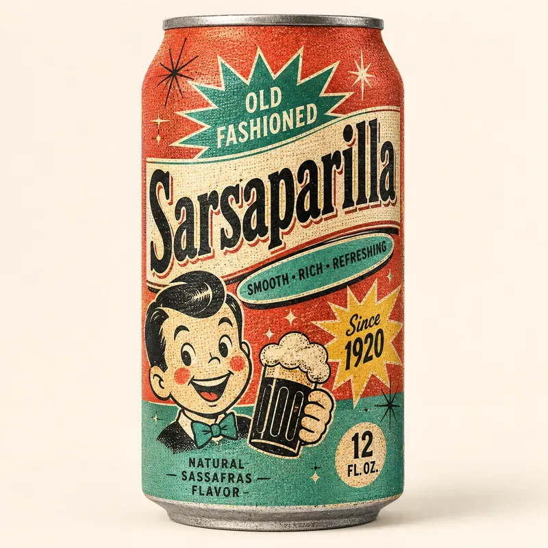 1950s Vintage Lithograph Beverage Mockups