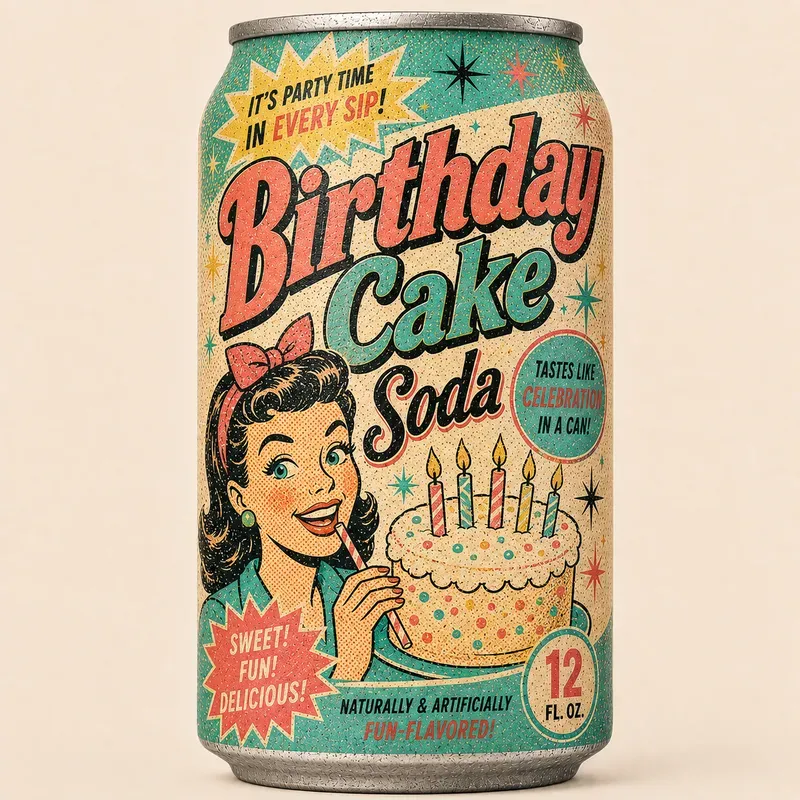 1950s Vintage Lithograph Beverage Mockups