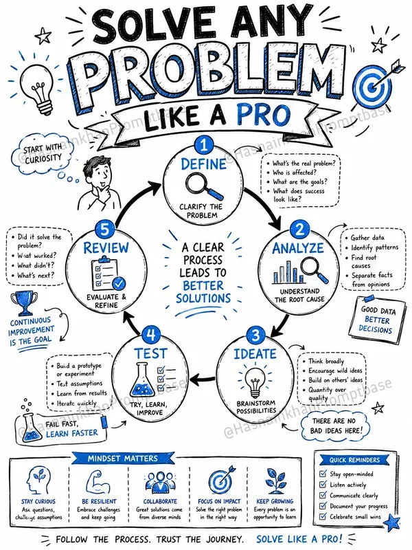 Critical Problem Solving Sketchnotes