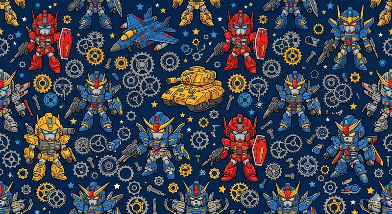 Seamless Vector Pod Patterns