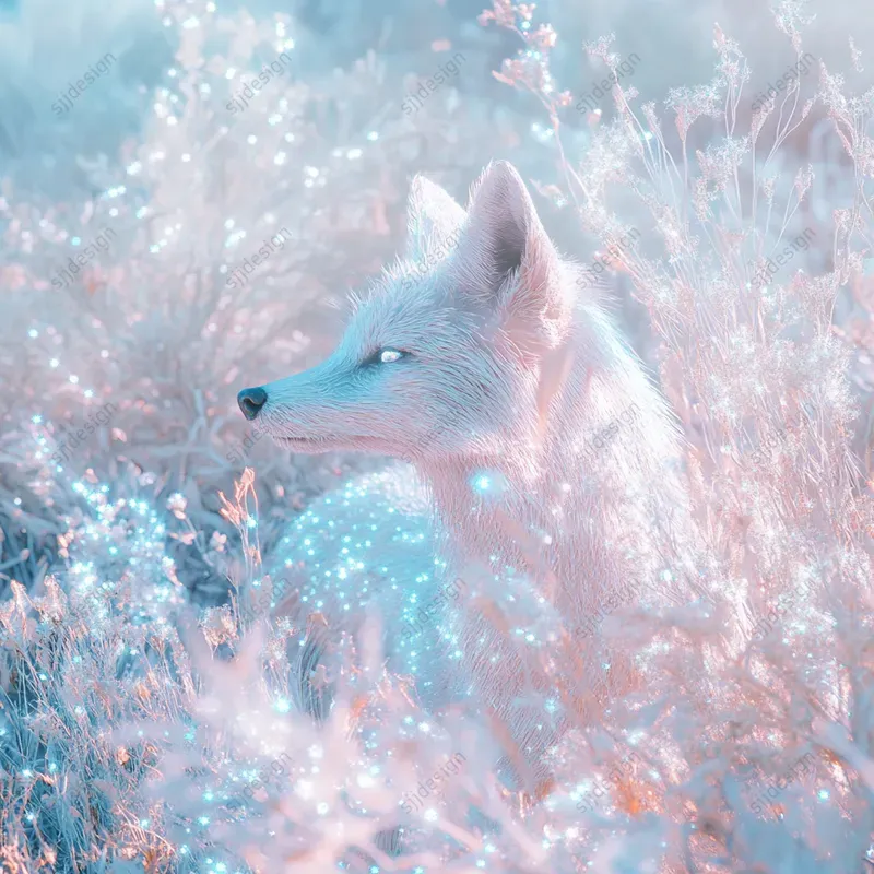 Iridescent Desert Dreamcore Style