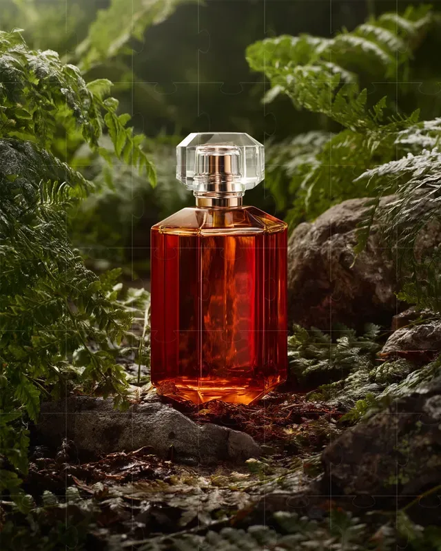 Forest Fragrance Bottle Scenes