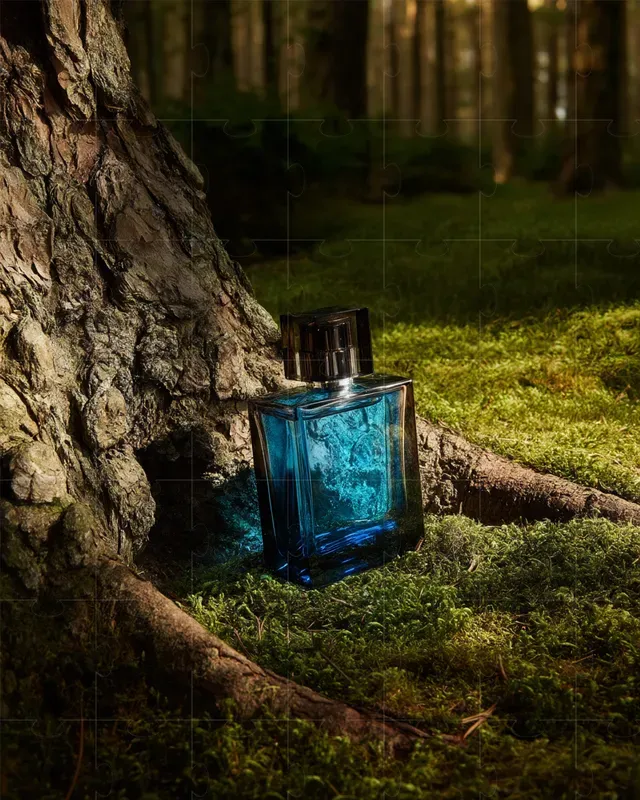 Forest Fragrance Bottle Scenes