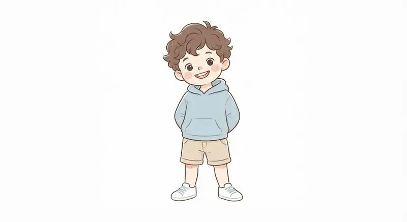 Cute Minimalist Storybook Characters