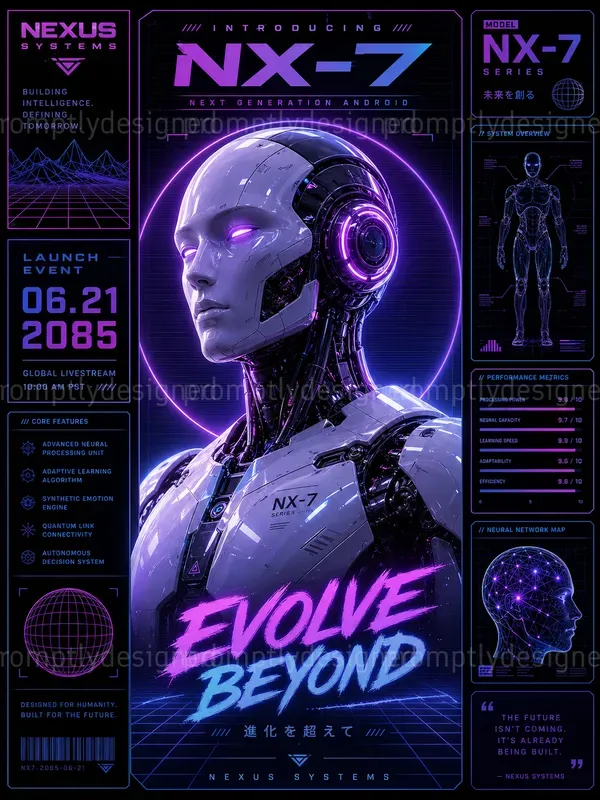 Futuristic Poster Designs