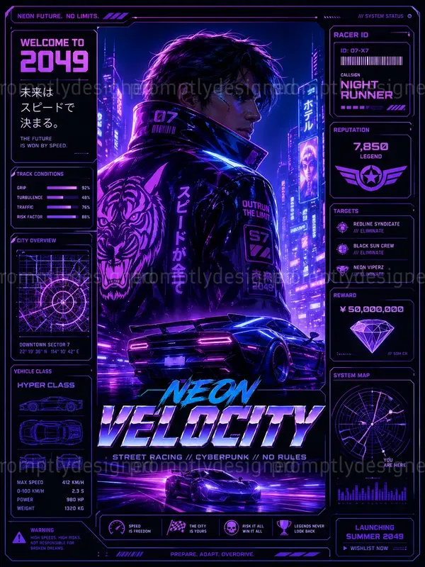 Futuristic Poster Designs