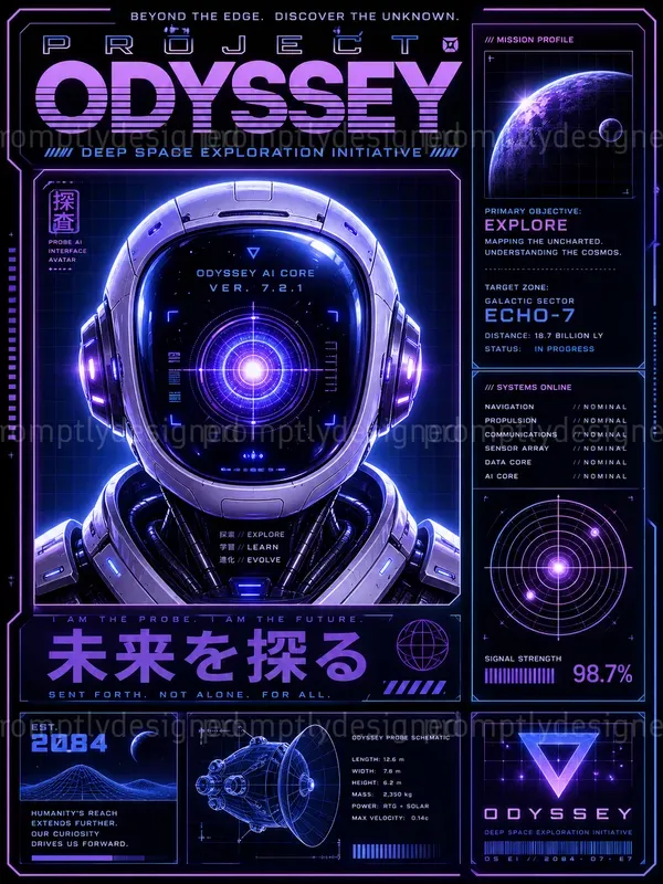 Futuristic Poster Designs