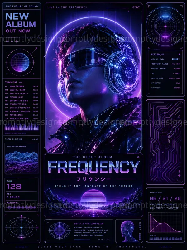 Futuristic Poster Designs