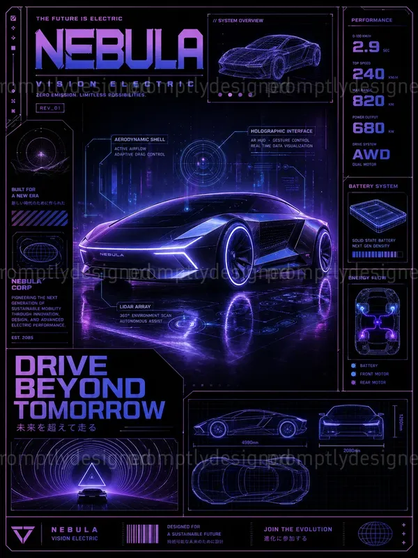 Futuristic Poster Designs